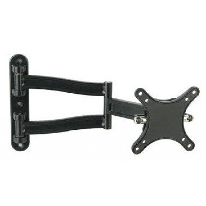 Кронштейн для телевизора Kromax TECHNO-1 темно-серый 10"-26" макс.15кг настенный поворот и наклон