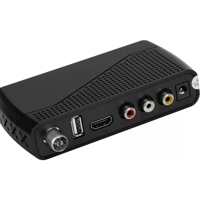 Ресивер DVB-T2 Hyundai H-DVB500 черный