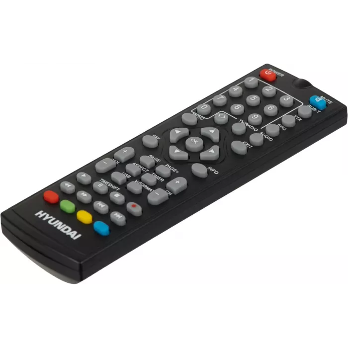 Ресивер DVB-T2 Hyundai H-DVB500 черный