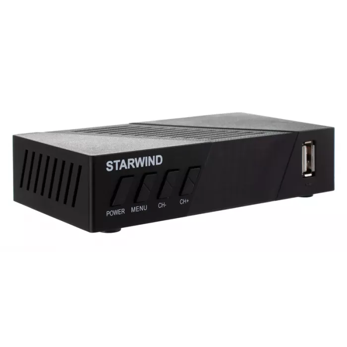 Ресивер DVB-T2 Starwind CT-140 черный