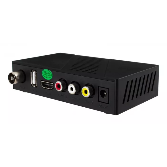 Ресивер DVB-T2 Starwind CT-140 черный
