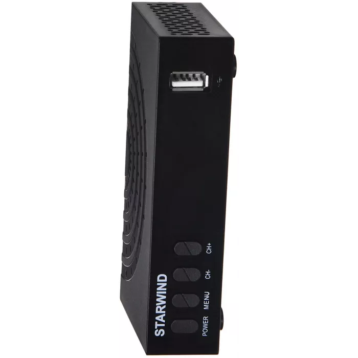 Ресивер DVB-T2 Starwind CT-220 черный