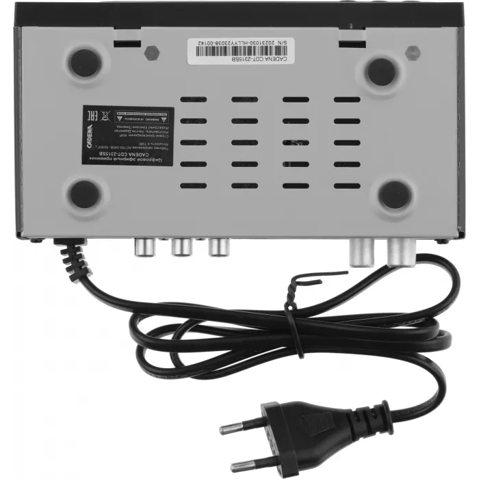 Ресивер DVB-T2 Cadena CDT-2315SB черный