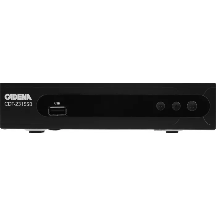 Ресивер DVB-T2 Cadena CDT-2315SB черный