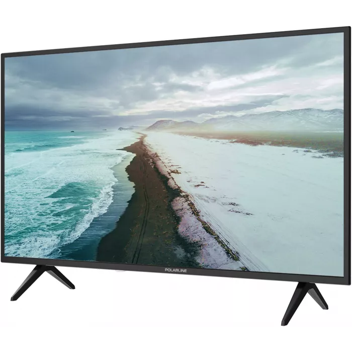 Телевизор LED PolarLine 43" 43PL51STC-SM черный FULL HD 60Hz DVB-T DVB-T2 DVB-C DVB-S2 USB WiFi Smart TV (RUS)