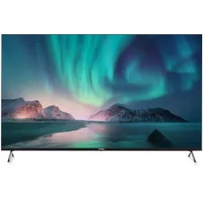 Телевизор LED Hyundai 55" H-LED55BU7006 Android TV Frameless Metal черный 4K Ultra HD 60Hz DVB-T DVB-T2 DVB-C DVB-S DVB-S2 USB WiFi Smart TV