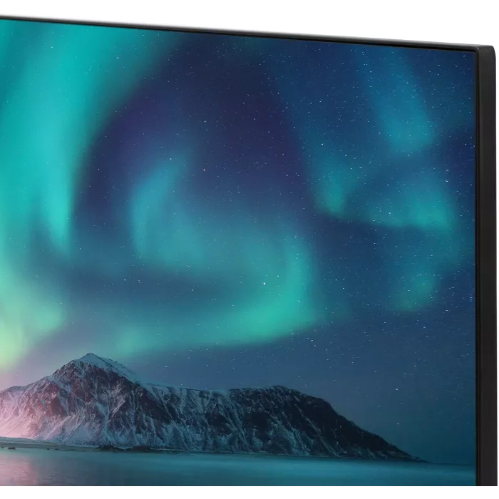 Телевизор LED Hyundai 55" H-LED55BU7006 Android TV Frameless Metal черный 4K Ultra HD 60Hz DVB-T DVB-T2 DVB-C DVB-S DVB-S2 USB WiFi Smart TV