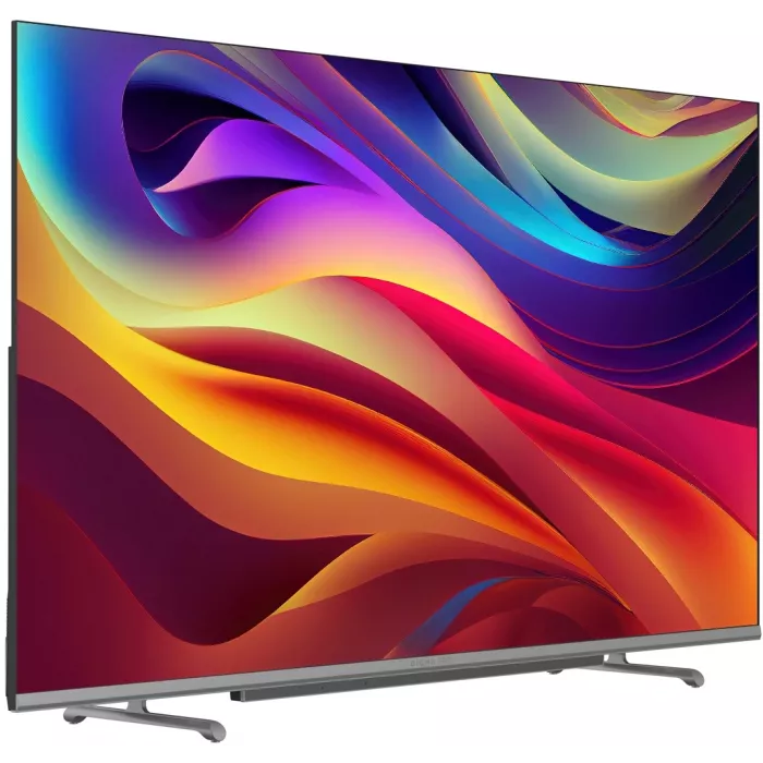 Телевизор QLED Digma Pro 55" QLED 55L Google TV Frameless черный/серебристый 4K Ultra HD 120Hz HSR DVB-T DVB-T2 DVB-C DVB-S DVB-S2 USB WiFi Smart TV