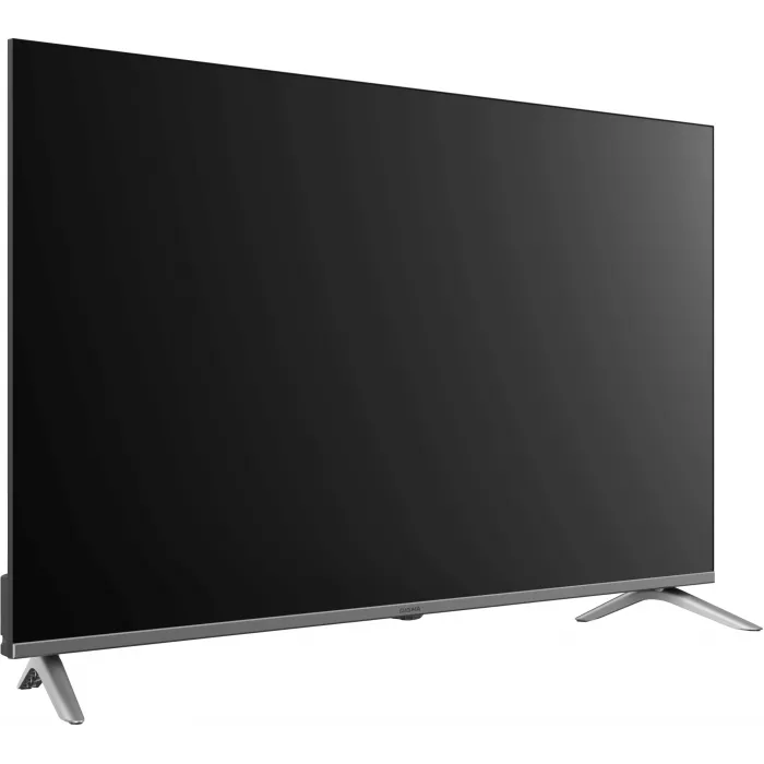 Телевизор LED Digma 32" DM-LED32SBB39 Android TV Frameless Metal темно-серебристый/серебристый HD 60Hz DVB-T DVB-T2 DVB-C DVB-S DVB-S2 USB WiFi Smart TV