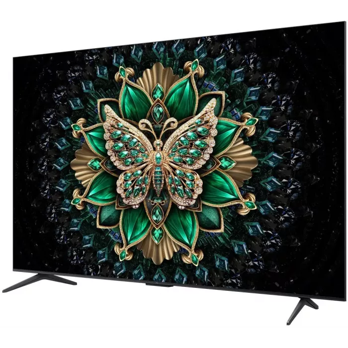 Телевизор LED TCL 85" 85C6K QD-Mini LED Frameless черный 4K Ultra HD 144Hz MEMC DVB-T DVB-T2 DVB-C DVB-S DVB-S2 USB WiFi Smart TV