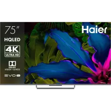 Телевизор QLED Haier 75" Smart TV S6 Frameless серый 4K Ultra HD 144Hz MEMC DVB-T DVB-T2 DVB-C DVB-S DVB-S2 USB WiFi Smart TV
