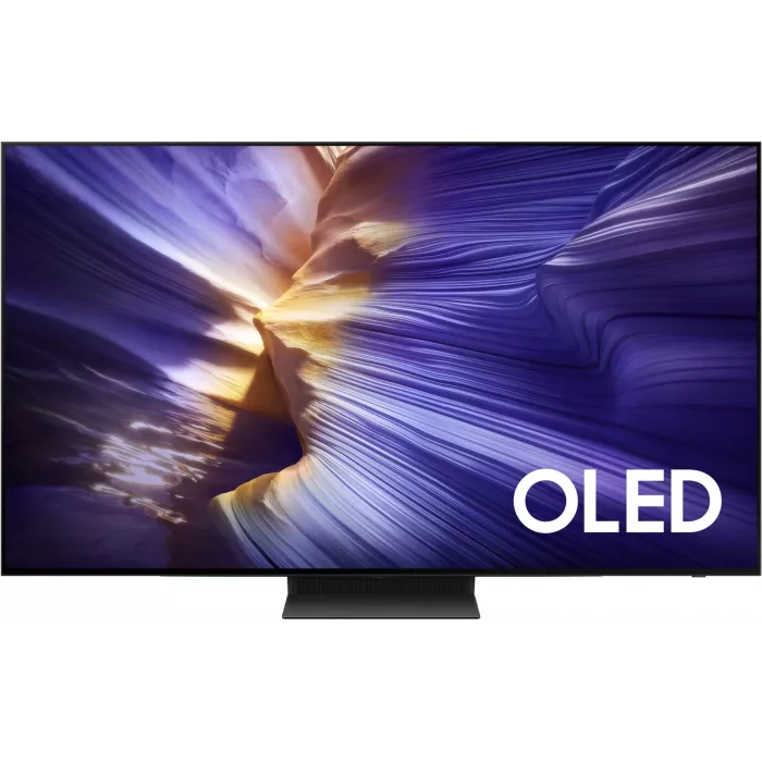 Телевизор OLED Samsung 77" QE77S90FAEXRU Series 9 черный графит 4K Ultra HD 120Hz DVB-T2 DVB-C DVB-S2 USB WiFi Smart TV
