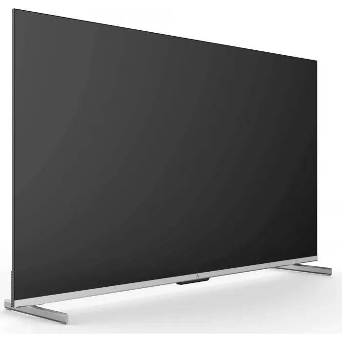 Телевизор QLED Digma Pro 55" Mini LED 55Q Google TV Frameless серебристый 4K Ultra HD 144Hz MEMC DVB-T DVB-T2 DVB-C DVB-S DVB-S2 USB WiFi Smart TV