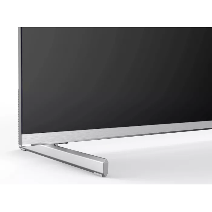 Телевизор QLED Digma Pro 55" Mini LED 55Q Google TV Frameless серебристый 4K Ultra HD 144Hz MEMC DVB-T DVB-T2 DVB-C DVB-S DVB-S2 USB WiFi Smart TV
