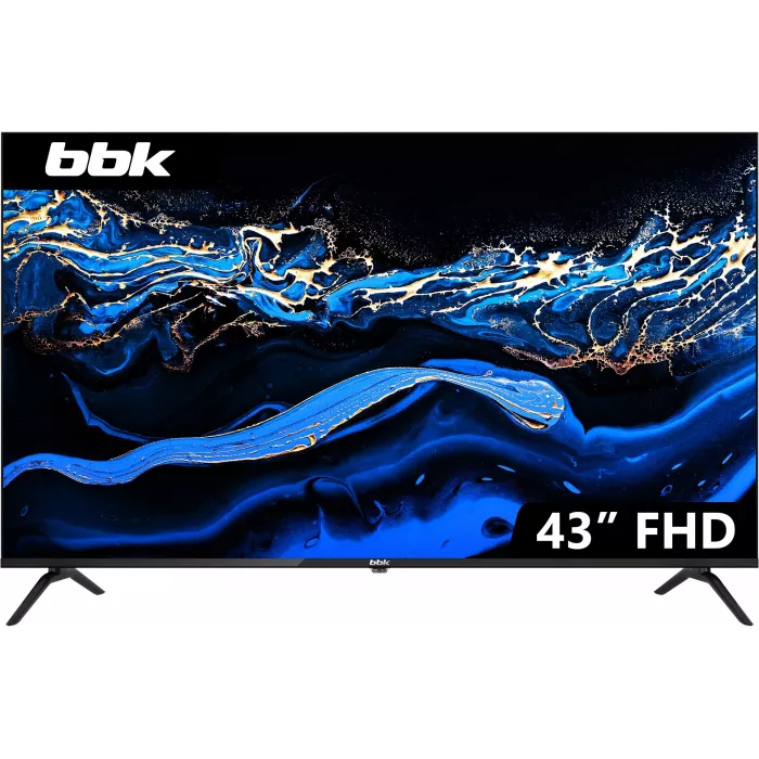 Телевизор LED BBK 43" 43LEM-1036/FTS2C (B) черный FULL HD 60Hz DVB-T2 DVB-C DVB-S2 USB (RUS)