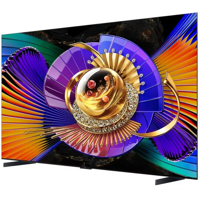 Телевизор QLED TCL 98" 98C7L SQD-Mini LED черный 4K Ultra HD 144Hz DVB-T DVB-T2 DVB-C DVB-S DVB-S2 USB WiFi Smart TV