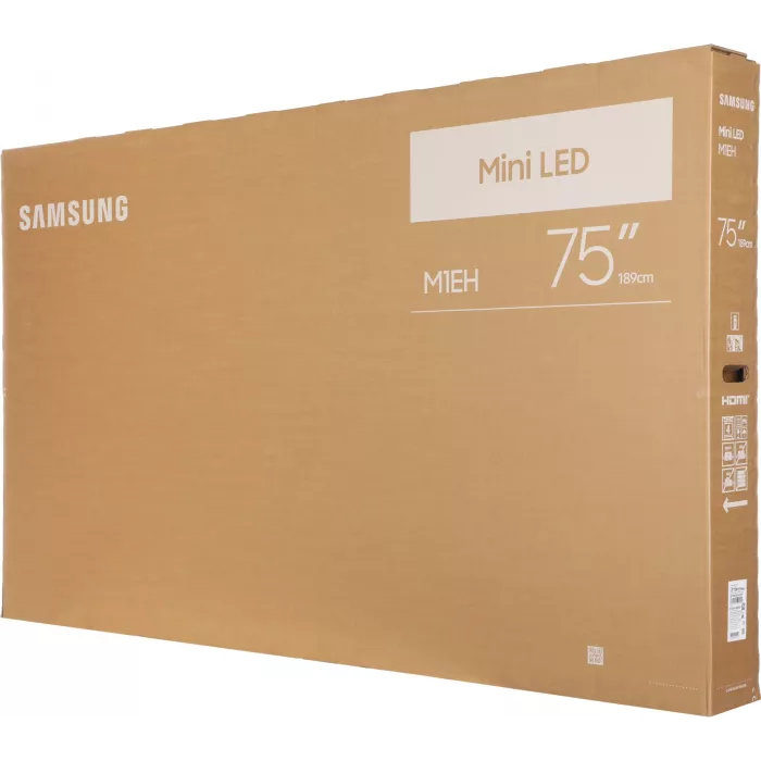 Телевизор LED Samsung 75" UE75M1EHAUXPY черный титан/черный 4K Ultra HD 60Hz DVB-T2 DVB-C DVB-S2 USB WiFi Smart TV