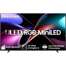 Телевизор QLED Hisense 100" 100UXQ угольно-серый 4K Ultra HD 165Hz MEMC DVB-T DVB-T2 DVB-C DVB-S DVB-S2 USB WiFi Smart TV
